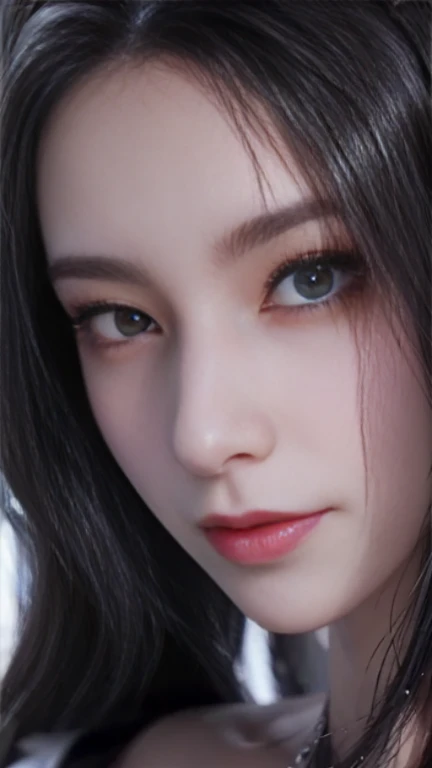 一名女子摆姿势拍照的close up, Germs of art; Real 3D engine, Smooth CG anime art, High quality 8k detailed artwork., Character art 3D 8K rendering, Very detailed art, Portrait of a young zodiac knight, Fantasy art style, 2. 5D CGI Animation Fantasy Art, goth anime gi...