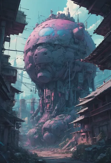 Anime line art, by Beeple, sketch, best quality, masterpiece, very aesthetic, perfect composition, intricate details, ultra-detailed