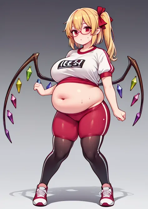 (masterpiece, best quality, highly detailed), 1girls, big belly, blurry background, huge belly, art by kipteitei, round belly, chubby, curvy, simple_background, gradient_background, belly grab, enormous belly, fat belly, thicc, bigger belly, really big bel...