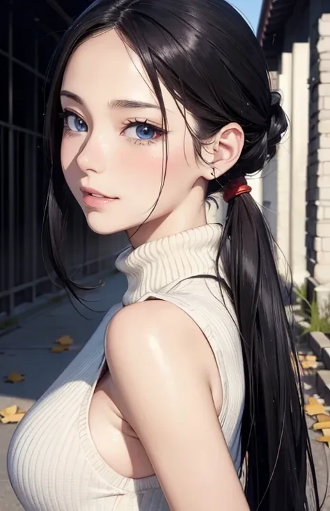 masterpiece、highest quality、High resolution、high quality images、8K, 1 female、skin luster、Texture of skin and clothing、Expression of fine eyes、glossy black hair,Girl with long braided hair, Manga inspired by Lee Jong-suk, trending on deviantart, realism, de...