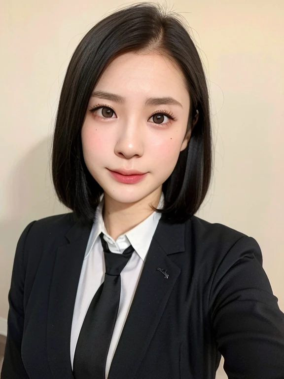 (kawaii 24 year-old Japanese girl, Nogizaka idol, Korean idol), healthy female athlete body, (glossy black hair, messy very short hair, messy pixie cut, symmetric and even length hair:1.3), (forehead), (rounded face, black eyes, single eyelid, no makeup, s...