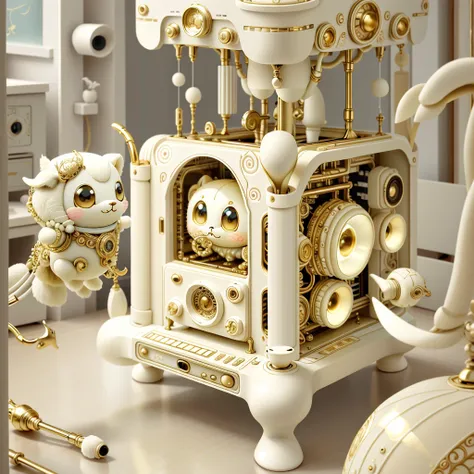 Ivory Gold,cute room、kawaii tech,