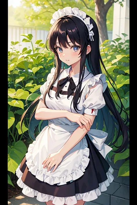 Kagome Higurashi, sola, maid outfit