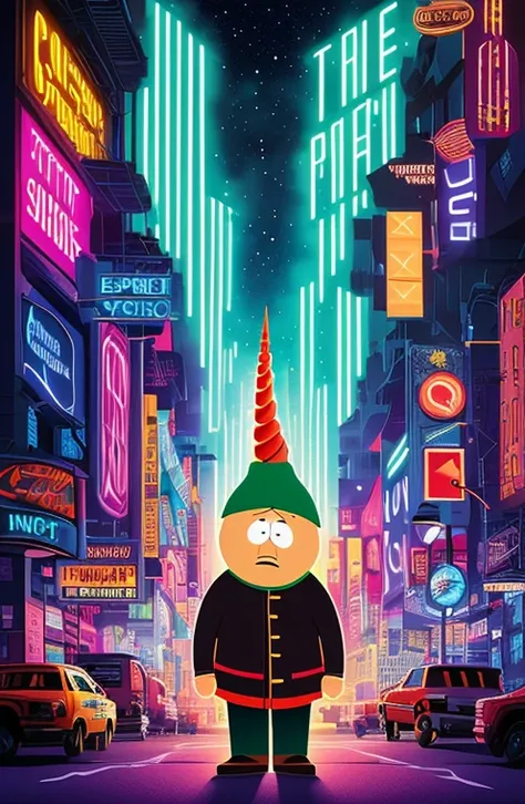 (masterpiece) A captivating and unique movie poster for "South Park 2," featuring a diverse cast of white protagonists, absent of any white characters. The design is reminiscent of the original "Unicorn Wars" series, but with a fresh and innovative twist. ...