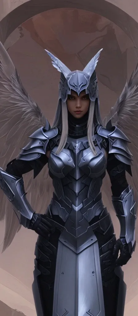 Archangel beautiful wolf armor 