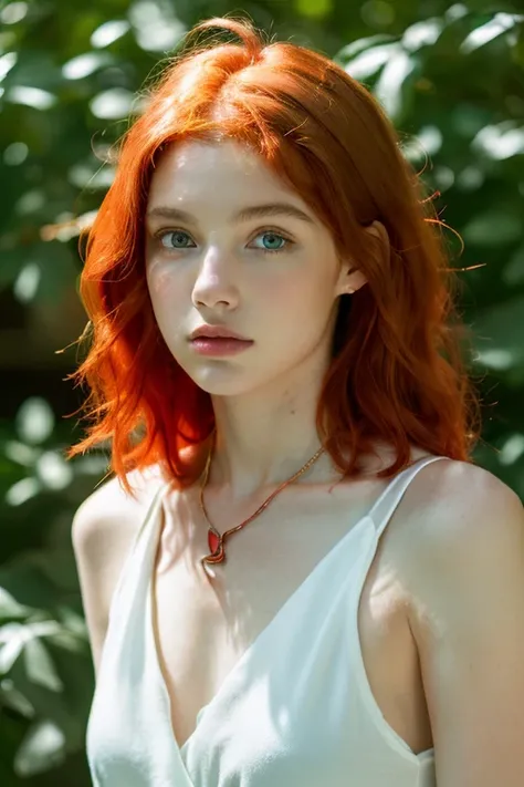 ( masterpiece, top quality, best quality,8k,17 years old girl,ultra detailed,raw photo:1.5),(photorealistic:1.4), (red hair:1.5), (cinematic lighting), PerfectNwsjMajic, , Surrealism, UHD, ccurate, Super detail, textured skin, High detail, Best quality, dy...