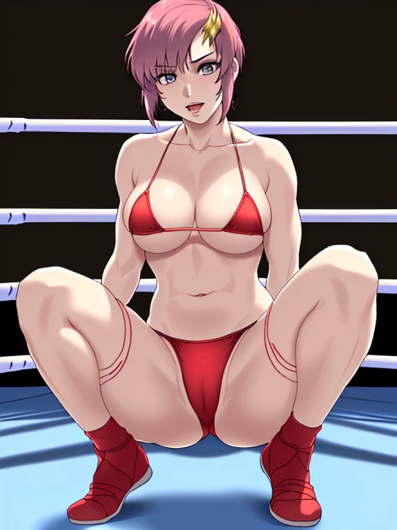 cloud, outdoor, warrior, Hot Flame Theme, (masterpiece, , 4k, highest quality, anime style: 1.9,, adult woman, Super detailedな顔, (cloudの背景, wrestling), 線をPull, High resolution, anime, Lake 4), 1 girl, alone, Curvaceous, very long hair, clavicle, Scapula, (...