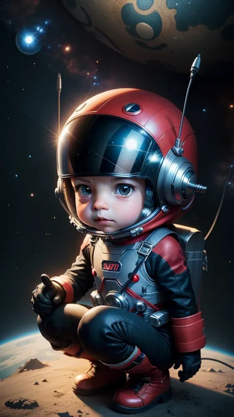 little antman as astronout, antman little astronout with astronout helmet