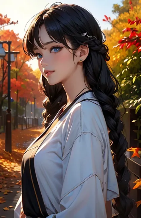 masterpiece、highest quality、High resolution、high quality images、8K, 1 female、skin luster、Texture of skin and clothing、Expression of fine eyes、Shiny bright golden hair,Girl with long braided hair, Manga inspired by Lee Jong-suk, trending on deviantart, real...