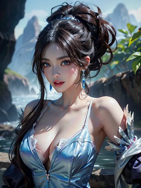 Artistry can deliver a breathtaking scene of a female raven with cascading dark hair down her shoulders, framing intricately detailed anime faces that shine with movie lights. Her beautiful complexion and natural cheeks contrast sharply with the textured s...