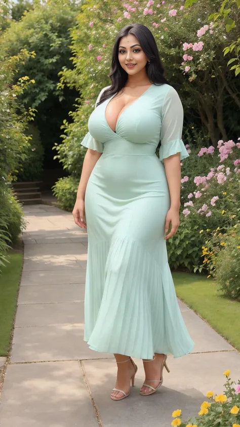 Rati Agnihotri Indian beautiful actress curvy plus size hour glass bulky huge figure woman, closeup camera view, big huge m-cup breast, wearing SHEIN Young Girl Pleated Elegant Party Princess Dress SKU: sk2305049341169119 (1000+ Reviews) GBP£6.99 GBP£9.99 ...