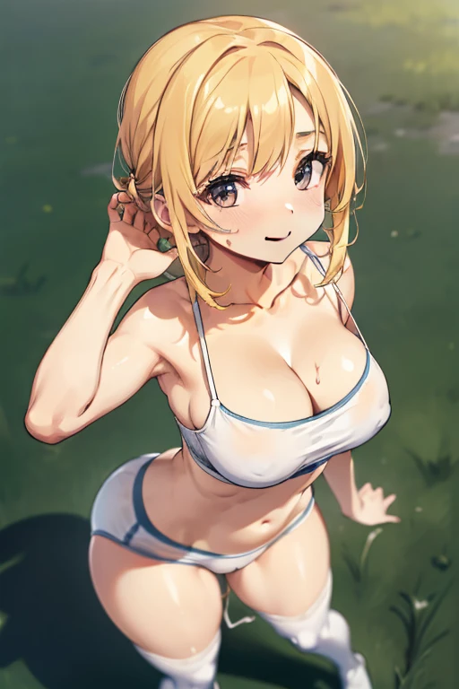 (Low Saturation:1.5),anime,1girl,pov,masterpiece,Awards, high quality,High resolution,HD,4K,8K,high quality,portrait,simple background,closeup upperbody,white clothes,Independently deformed breasts,shruged,viscous paint,(swiping breasts:1.3),oily skin,Slim...