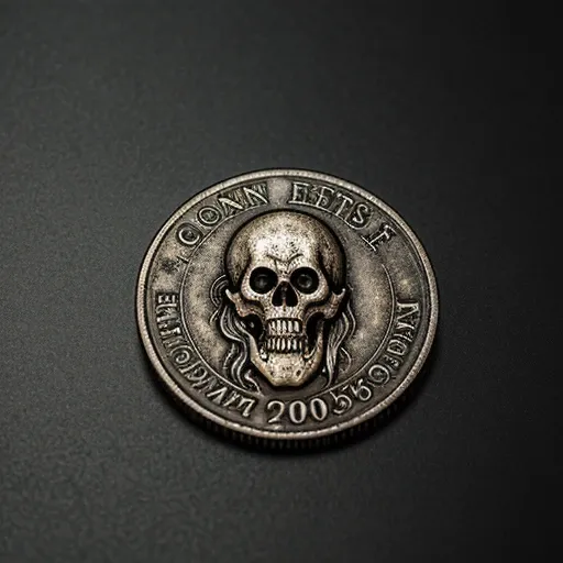 Zombie pattern on coin