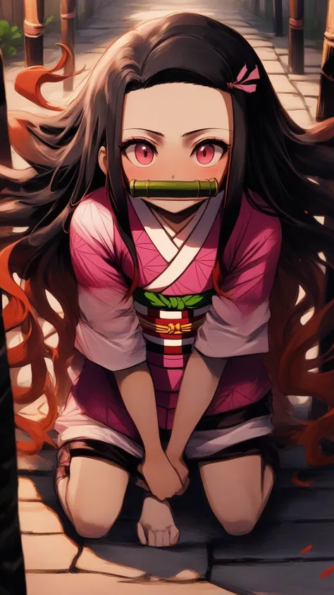 1 chica,kamado nezuko,