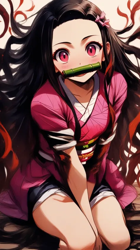 1 chica,kamado nezuko,