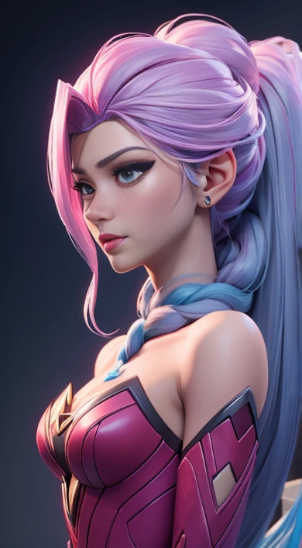 Elsa frozen Elita One Transformers Prime fusion. Highly detailed CG unity 8k wallpaper, style shot, complex, high detail, dramatic, highest quality movie still image, very detailed, masterpiece, best quality, character design, Elsa, Elsa from Frozen, (( Da...