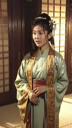 NSFW,perfect face,Suikoden,Lady Lin,,Beautiful costumes with traditional designs,Taking off clothes,big 、big areola、full nude、Pubic hair bladder,full_body,、ancient chinese traditional mansion