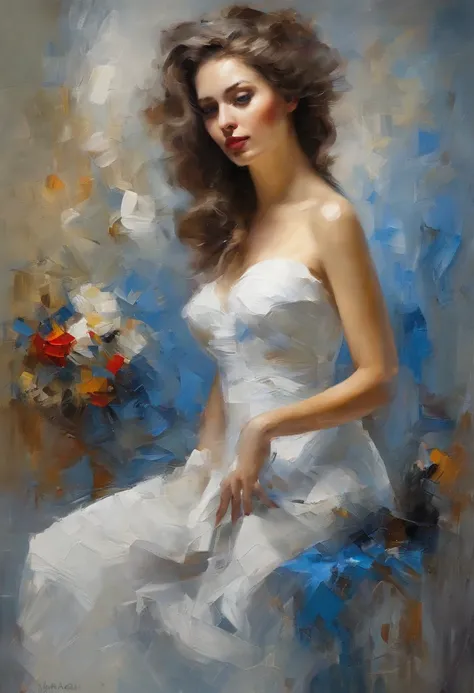  A beautiful and expressive painting, Vadim Kashin. Super realism, Louise Ross, The art of math, Perception of numbers, Fashionable Numbers, Bonito painting, Glossy Numbers, Beautiful digital painting, The art of math, Beautiful paintings, ((Stick acrylic ...