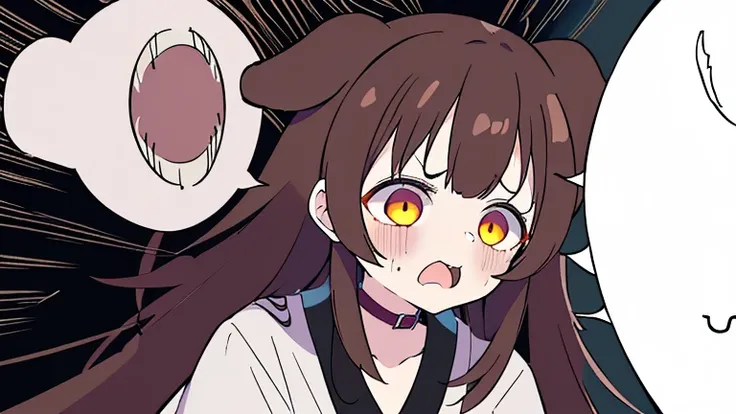 (highest quality), 1 girl, :d, head tilt, inugami korone, brown hair, dog ears,((dark forest)),((Horror Live)),(She is holding a flashlight),((She has a terrified look on her face:1.5)),(She&#39;s on the run from a killer:1.5),