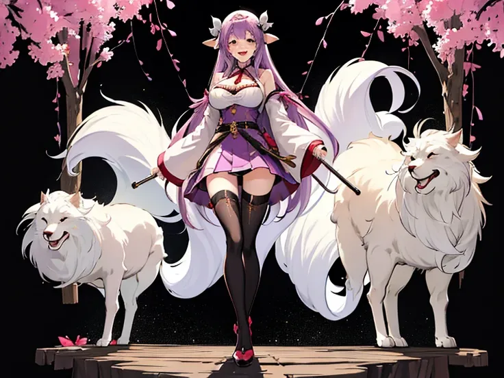 (Patchouli toho character), (standing at lakeside forest), outside, (standing with open legs wide:1.6), (arms behind back), (bending back), tiptoe, pigeon toed, BREAK, (disproportionately gigantic huge breasts:1.2), cleavage, inconceivably thin waist, very...