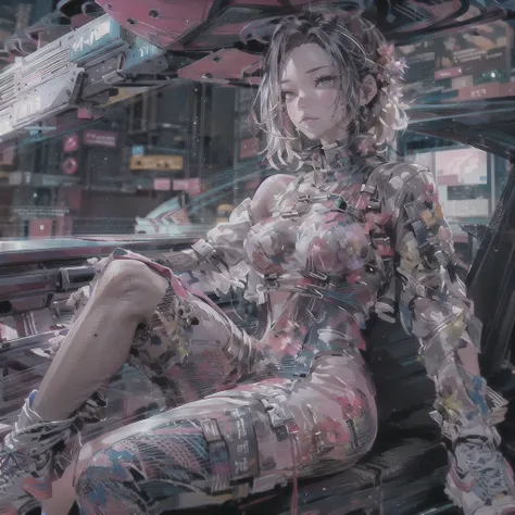 ###A Task {white |black |red |blue |pink} car {Open legs, view of pubic hair, |1 sexy girl in transparent clothes, |cyberpunk, car, |Mandala, fractal, |Full female body, | Mandala and flower tattoos} ### B Task {seductive pose, |well detailed graphics, |ni...