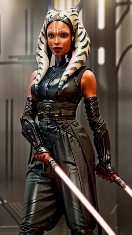 ahsoka brainwashed by the galactic empire. (((wearing seductive latex)))