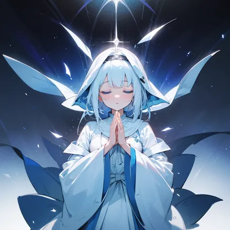 Magic Sister Pure White Prayer Mysterious Beautiful