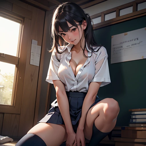 (realistic raw photo:1.6), professional photos, Ultra high definition, (Detailed texture of the skin), first person perspective, Japanese beautiful girl, A cute and grown-up high school girl, (Captivate you:0.9), (After School Confession), shy eyes, Clear ...