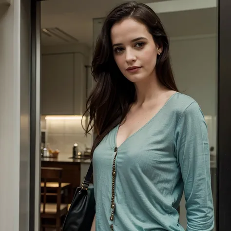 Eva Green dressed in casual clothes