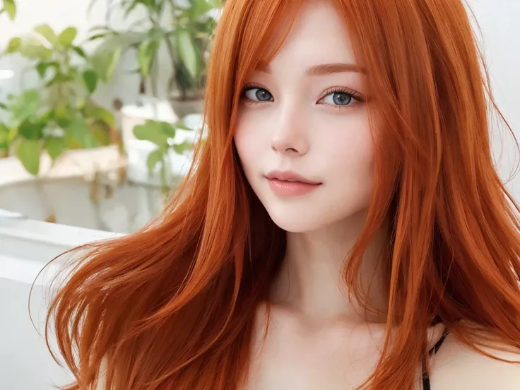 Beautiful Woman with ginger hair