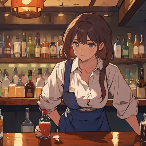 woman at the bar