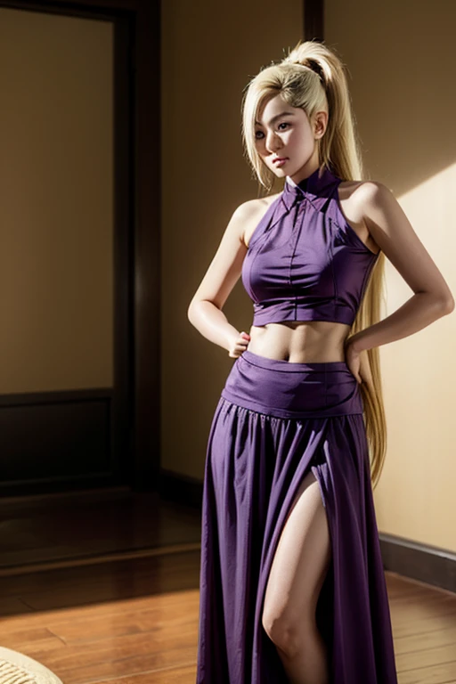 Real life adaption of this character,Asian teen beauty , realistic same hair, realistic outfit, realistic light, realistic shadow, hyper realistic, realism, realistic background,(photorealistic:1.2). Ino / Ino Yamanaka (Ino Yamanaka) / [Boruto: Naruto Next...