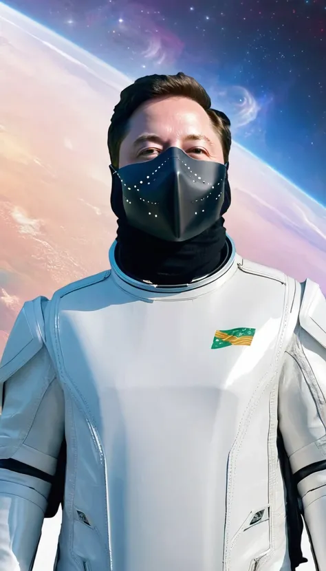 Elon mask ki ek acchi si picture generate karo jiske piche ka background mein space x likha hoga aur starship banaa hua hoga aur background bahut hi achcha hona chahie