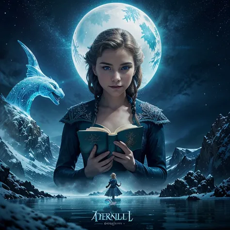 The book titled is arendelle, the design or the cover of the book must be looks magical and fantasy, something looks adventurous and like a disney vibes 