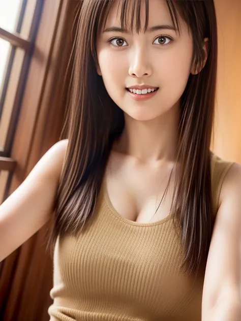 
((highest quality,8K,masterpiece:1.3)), Japanese, 26 year old female model,bangs、Black-haired、Long Hair、Straight hair、Hair fluttering in the wind、((8K、RAW Photos、Superior Quality、masterpiece:1.2)、(Realistic、PhotoRealistic:1.37)、1 girl、View your viewers、De...