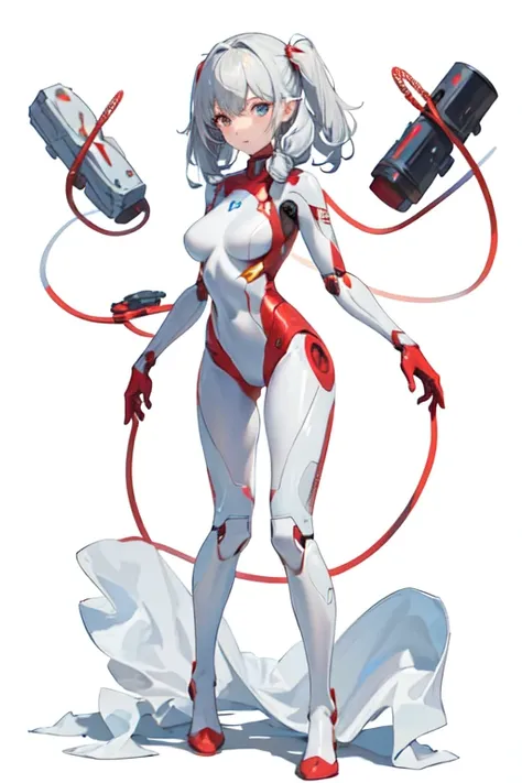 [(white background:1.5)::5], (bottle bottom:0.9), masterpiece,(full body:1.2),(masterpiece, ultra high res, 16k uhd, high quality),1girl red robot suit
