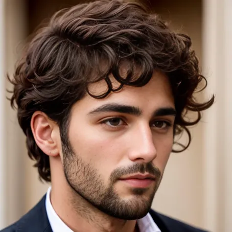 handsome sephardic jew focus on face