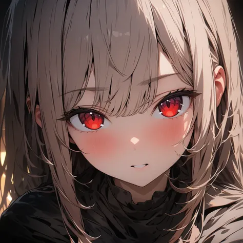 (masterpiece, ultra high res, 16k uhd, high quality),1girl red eyes, close up
