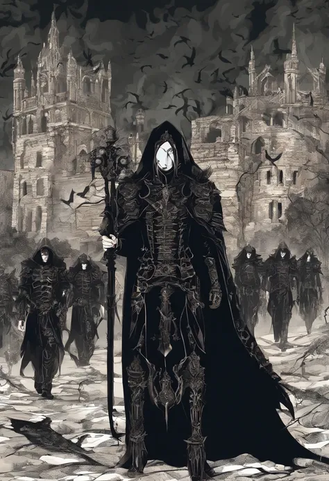 The dark army walks the burning earth