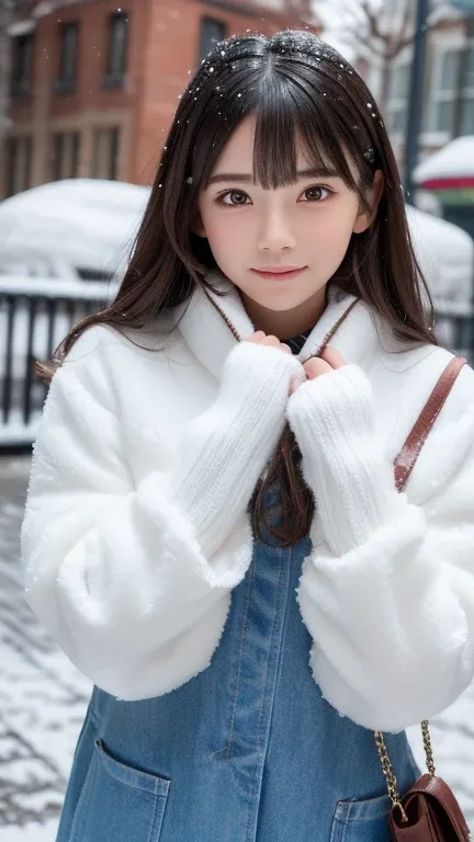 one girl, (a beauty girl, delicate girl:1.3), (14 years old:1.3),
break, (Winter clothes, Cute Uniform:1.3),
break, (Street view:1.3), (that&#39;that&#39;it&#39;s snowing:1.3), (wool gloves), perfectly trimmed fingers,
break, extremely fine-grained clartha...