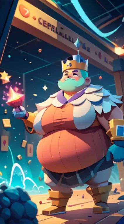 (((a giant electric and fat character from the super game cell clash royale)))