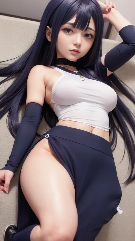 Hinata hyuga vestida de medica gostosa