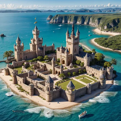 the merrin kingdom is a unique empire that spans across both the sea and land. it boasts an impressive castle and palace area co...