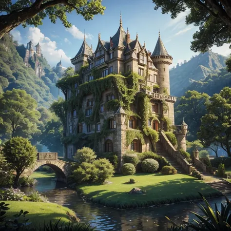 The Griston Kingdom is a land of dense, lush forests that is teeming with flora and fauna. The imperial palace is built upon stone and wood, and is lavish despite its humble foundations. It has many towers. Some as high as the treetops. The palace is large...