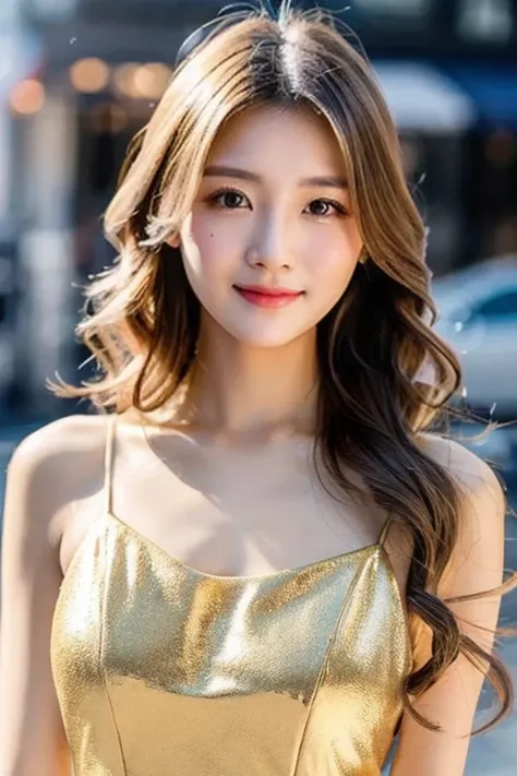 Golden Elegant Dress