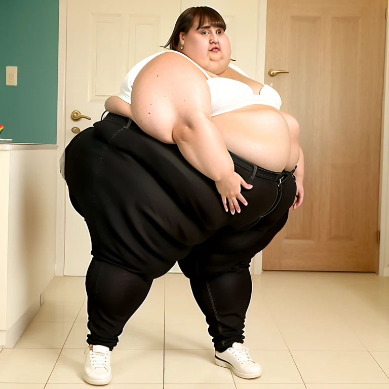 Ssbbw solo extremely morbidly obese Janice Griffith full body alone