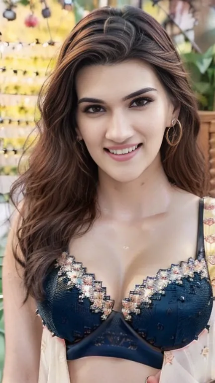 kr1t1 sexy, kriti sanon, ((chubby face)),hot,(fleshy milf), cleavage, long legs, slender frame, hourglass figure, slender waist,...