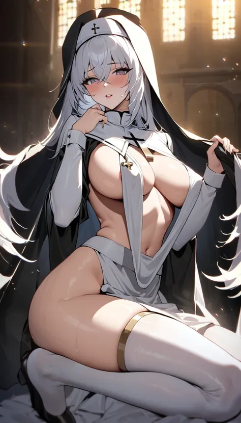 A sexy nun with a perfect body, using a lencery.

A combination of celestial ambiance, sensual vocal tones, and masterful storytelling all come together to form the perfect recipe for creating this alluring and mesmerizing nun character. Ultimately, it wou...