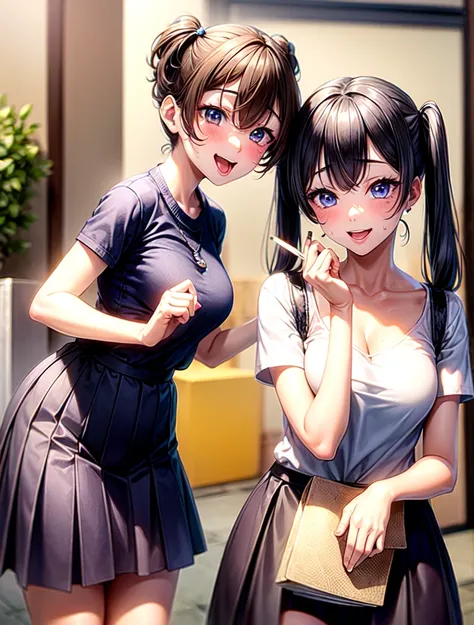 ((highest quality)), ((masterpiece)), ((Perfect Face))、((the skirt is rolled up))、（(Showing panties)）、Black Hair、Twin tails、orgasm、Flushed face、Sweaty all over、Sticking out tongue、Ahegao、Lolita Clothing