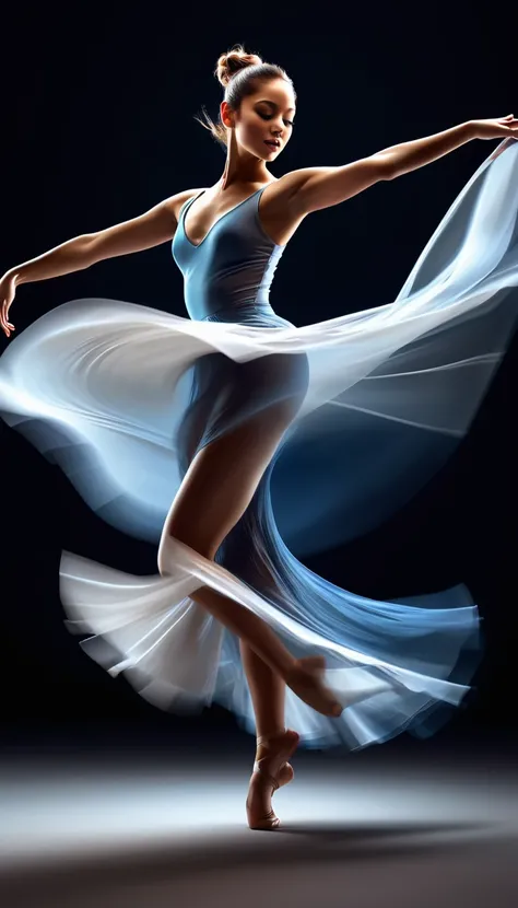 dancer twirl.Create distinct line gradients.Smooth and speedy motion blur. High-definition and detailed master artwork using light and shadow effects.